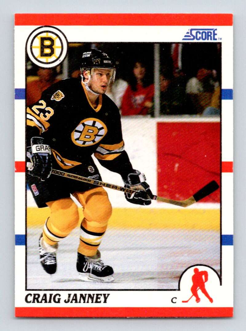 #118 Craig Janney - Boston Bruins - 1990-91 Score American Hockey