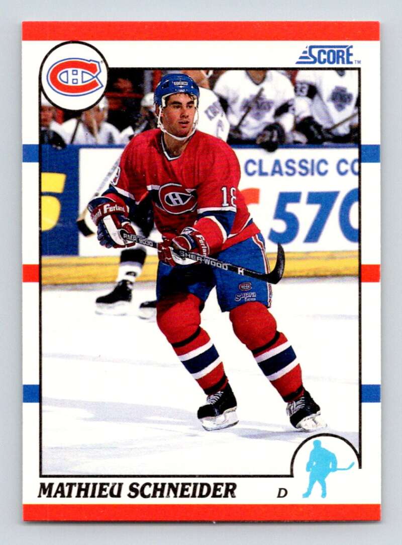 #127 Mathieu Schneider - Montreal Canadiens - 1990-91 Score American Hockey