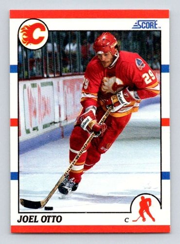 #128 Joel Otto - Calgary Flames - 1990-91 Score American Hockey