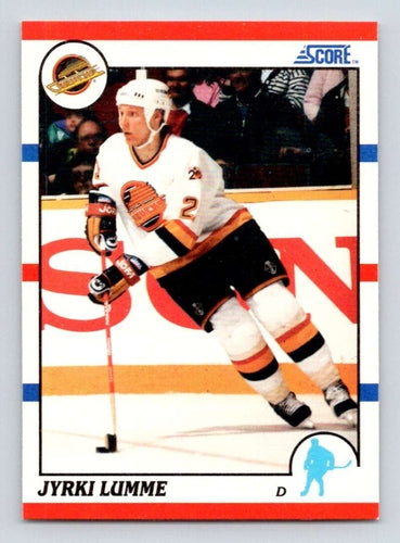 #132 Jyrki Lumme - Vancouver Canucks - 1990-91 Score American Hockey