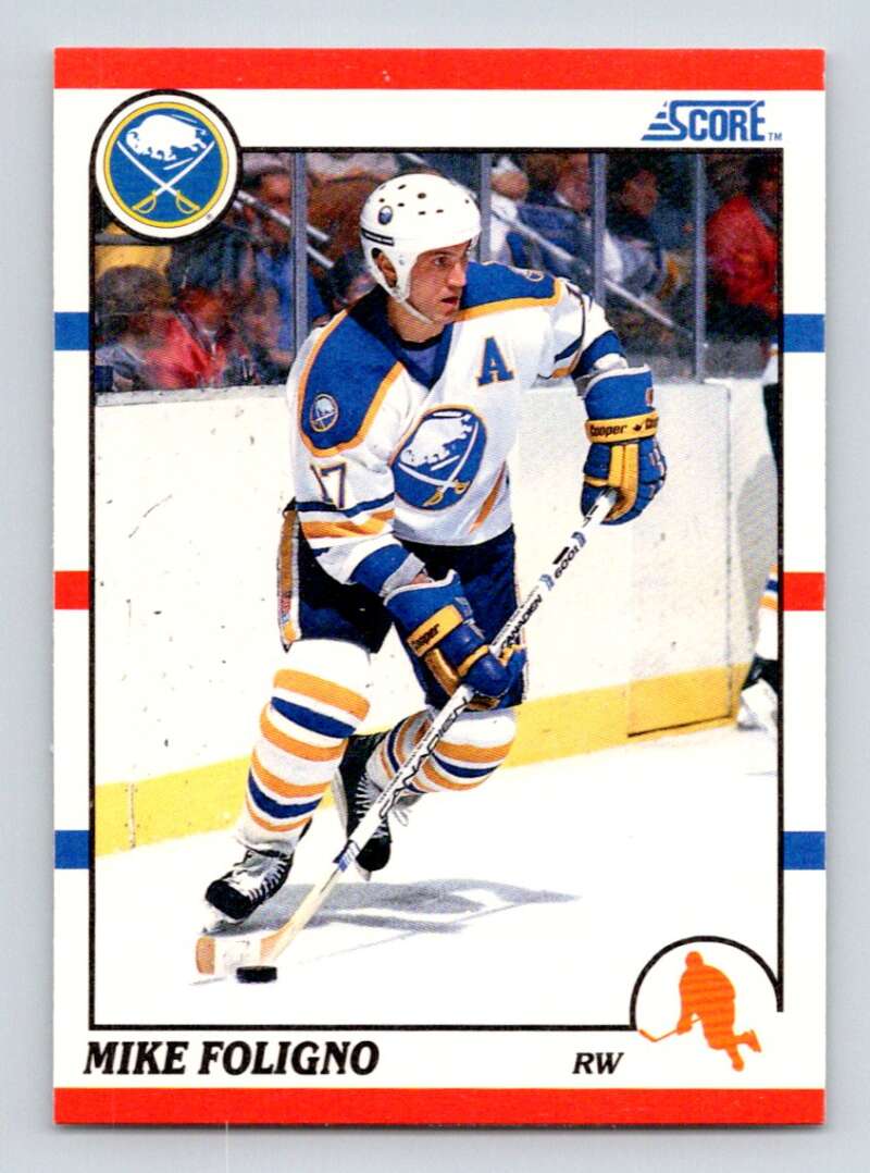 #133 Mike Foligno - Buffalo Sabres - 1990-91 Score American Card
