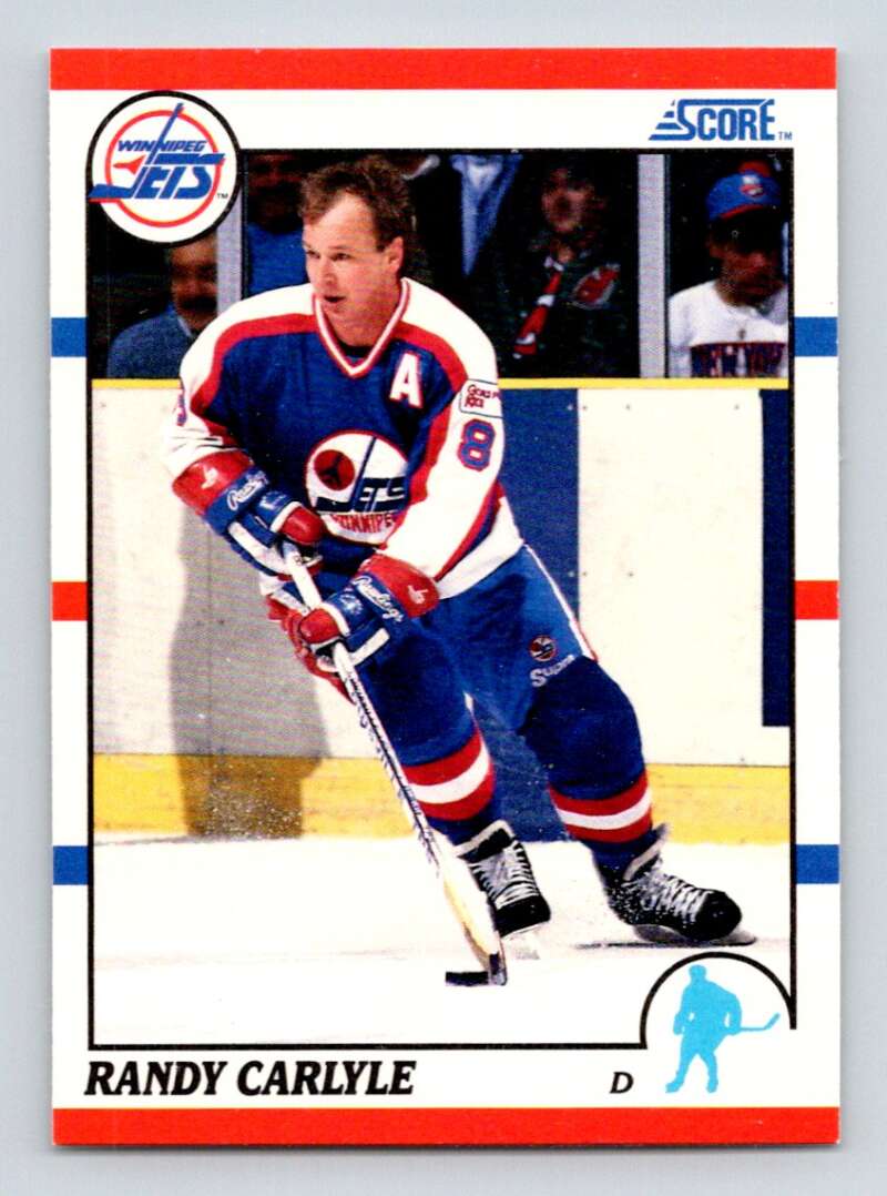 #136 Randy Carlyle - Winnipeg Jets - 1990-91 Score American Hockey