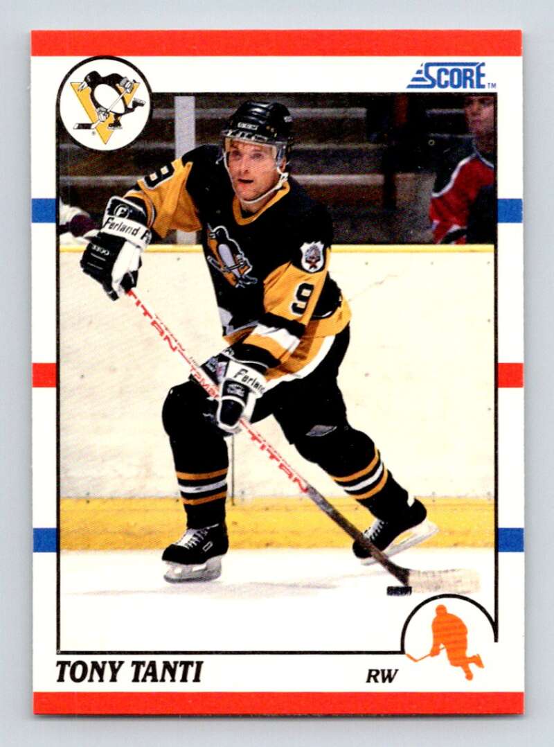 #137 Tony Tanti - Pittsburgh Penguins - 1990-91 Score American Card