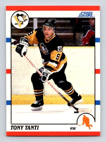 #137 Tony Tanti - Pittsburgh Penguins - 1990-91 Score American Hockey