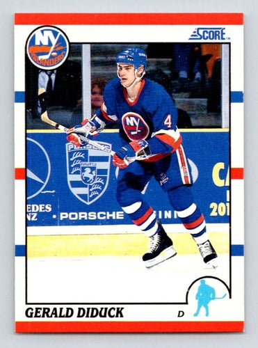 #139 Gerald Diduck - New York Islanders - 1990-91 Score American Hockey