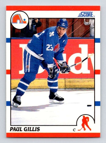 #141 Paul Gillis - Quebec Nordiques - 1990-91 Score American Hockey
