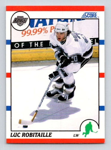 #150 Luc Robitaille - Los Angeles Kings - 1990-91 Score American Hockey
