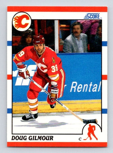 #155 Doug Gilmour - Calgary Flames - 1990-91 Score American Hockey