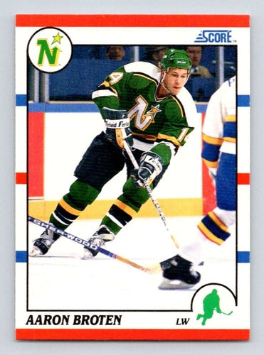 #162 Aaron Broten - Minnesota North Stars - 1990-91 Score American Hockey