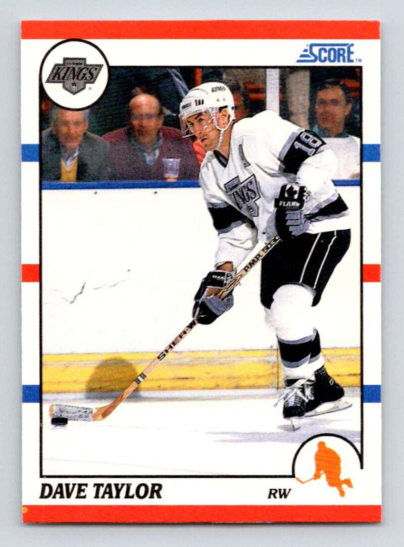 #166 Dave Taylor - Los Angeles Kings - 1990-91 Score American Hockey