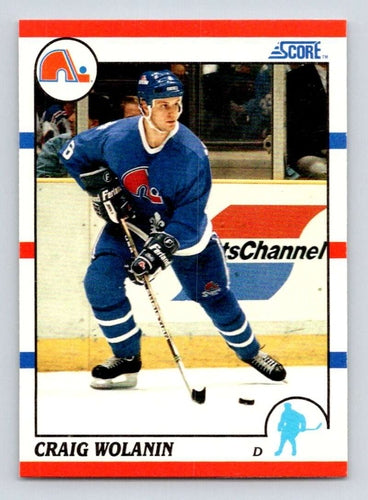 #167 Craig Wolanin - Quebec Nordiques - 1990-91 Score American Hockey