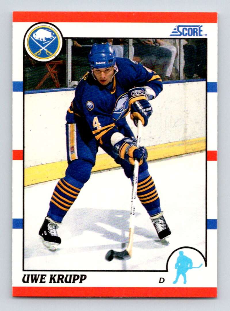 #169 Uwe Krupp - Buffalo Sabres - 1990-91 Score American Card