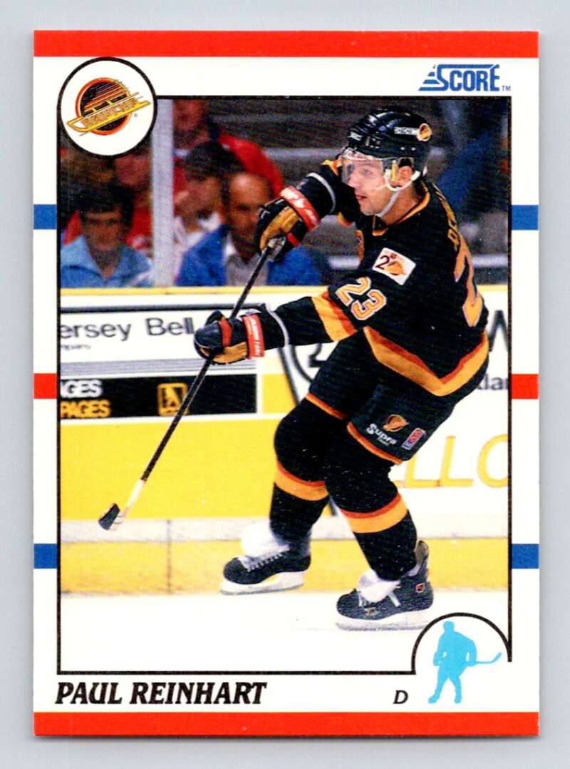 #173 Paul Reinhart - Vancouver Canucks - 1990-91 Score American Card
