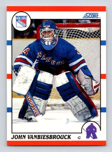 #175 John Vanbiesbrouck - New York Rangers - 1990-91 Score American Hockey