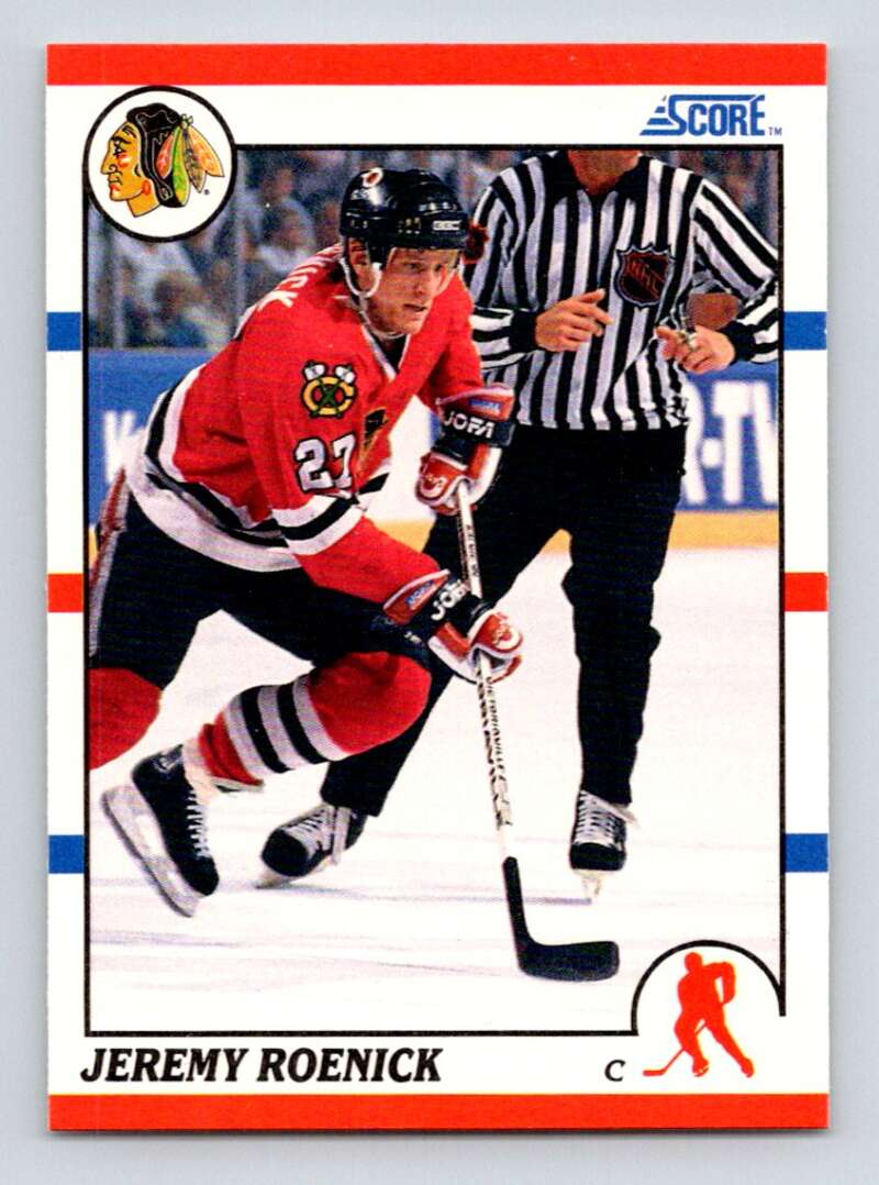 #179 Jeremy Roenick - Chicago Blackhawks - 1990-91 Score American Hockey