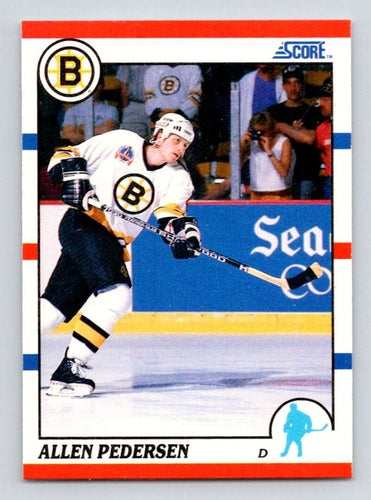 #181 Allen Pedersen - Boston Bruins - 1990-91 Score American Hockey
