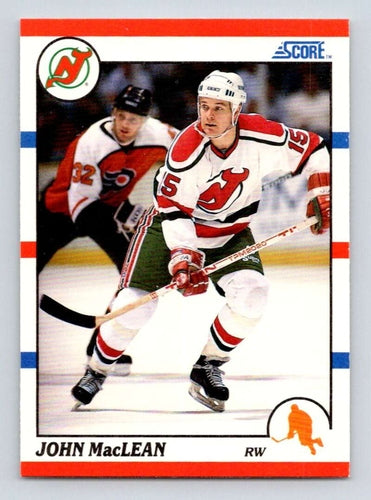 #190 John MacLean - New Jersey Devils - 1990-91 Score American Hockey