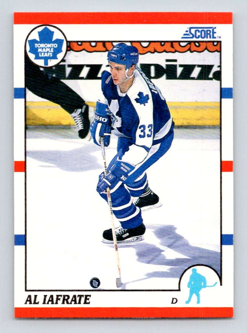 #195 Al Iafrate - Toronto Maple Leafs - 1990-91 Score American Card