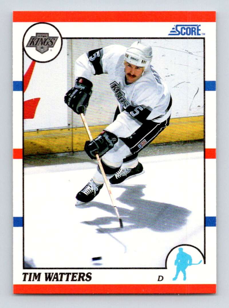 #204 Tim Watters - Los Angeles Kings - 1990-91 Score American Hockey