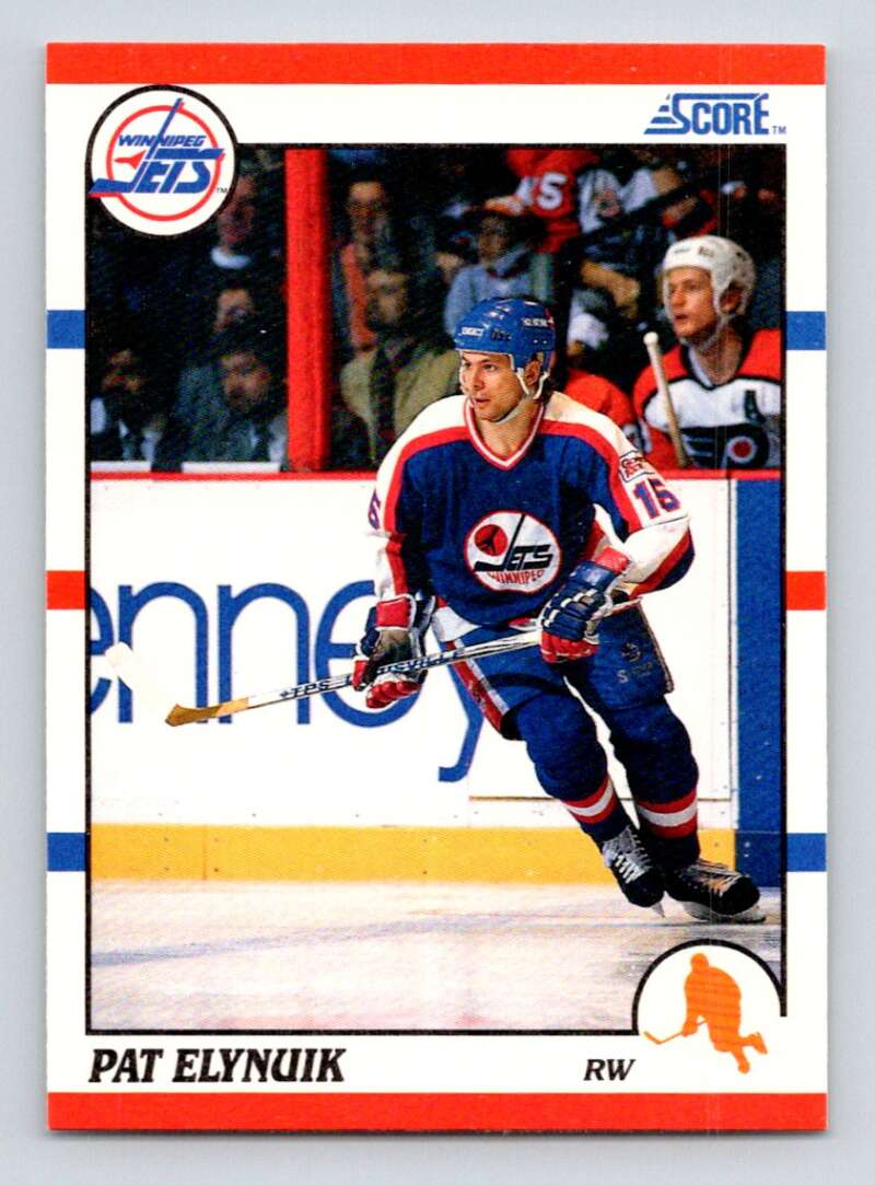#205 Pat Elynuik - Winnipeg Jets - 1990-91 Score American Hockey