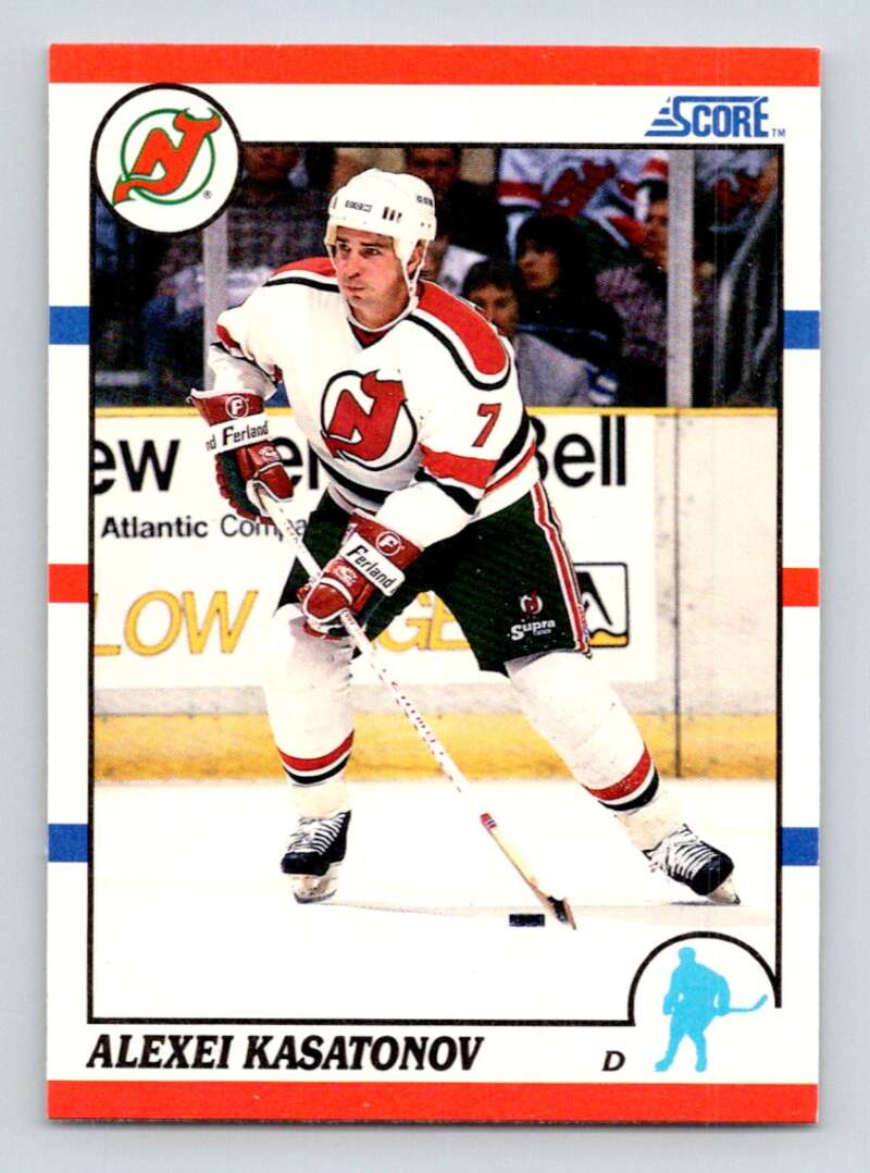 #209 Alexei Kasatonov - Calgary Flames - 1990-91 Score American Card