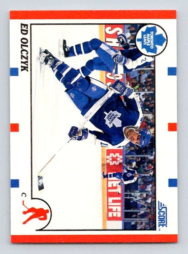 #210 Ed Olczyk - Toronto Maple Leafs - 1990-91 Score American Hockey