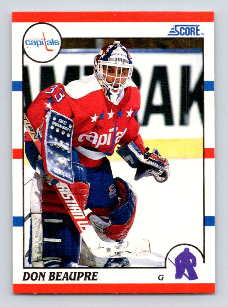 #215 Don Beaupre - Washington Capitals - 1990-91 Score American Hockey