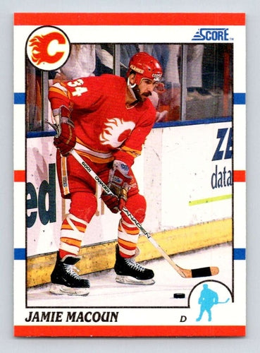 #216 Jamie Macoun - Calgary Flames - 1990-91 Score American Hockey