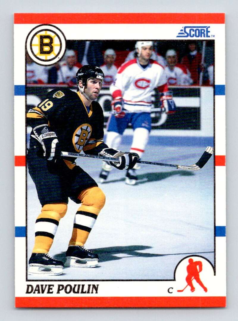 #217 Dave Poulin - Boston Bruins - 1990-91 Score American Hockey
