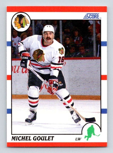 #221 Michel Goulet - Chicago Blackhawks - 1990-91 Score American Hockey