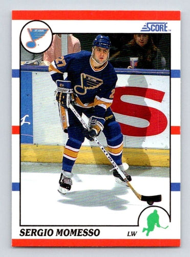 #224 Sergio Momesso - St. Louis Blues - 1990-91 Score American Hockey