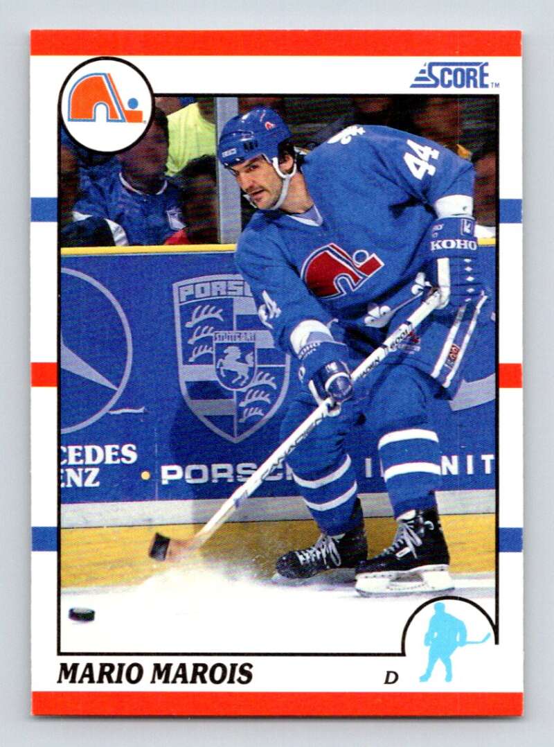 #229 Mario Marois - Quebec Nordiques - 1990-91 Score American Card