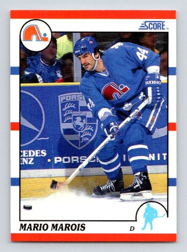 #229 Mario Marois - Quebec Nordiques - 1990-91 Score American Hockey
