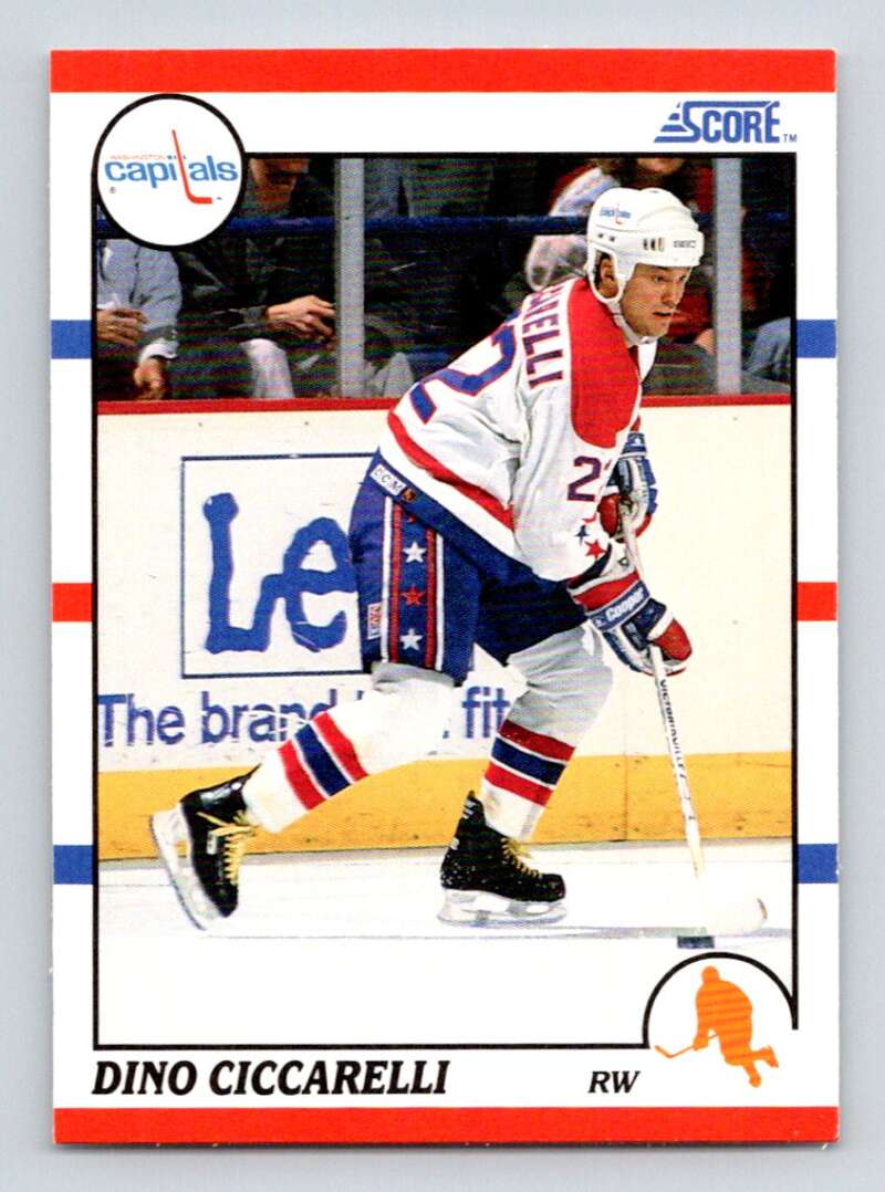 #230 Dino Ciccarelli - Washington Capitals - 1990-91 Score American Card