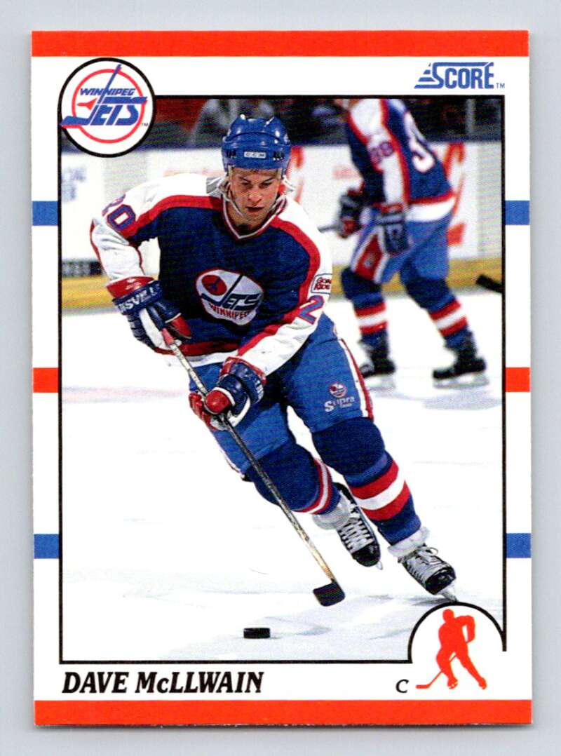 #231 Dave McLlwain - Winnipeg Jets - 1990-91 Score American Card