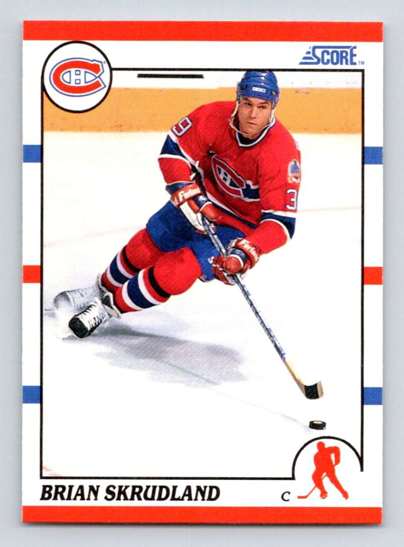 #238 Brian Skrudland - Montreal Canadiens - 1990-91 Score American Card