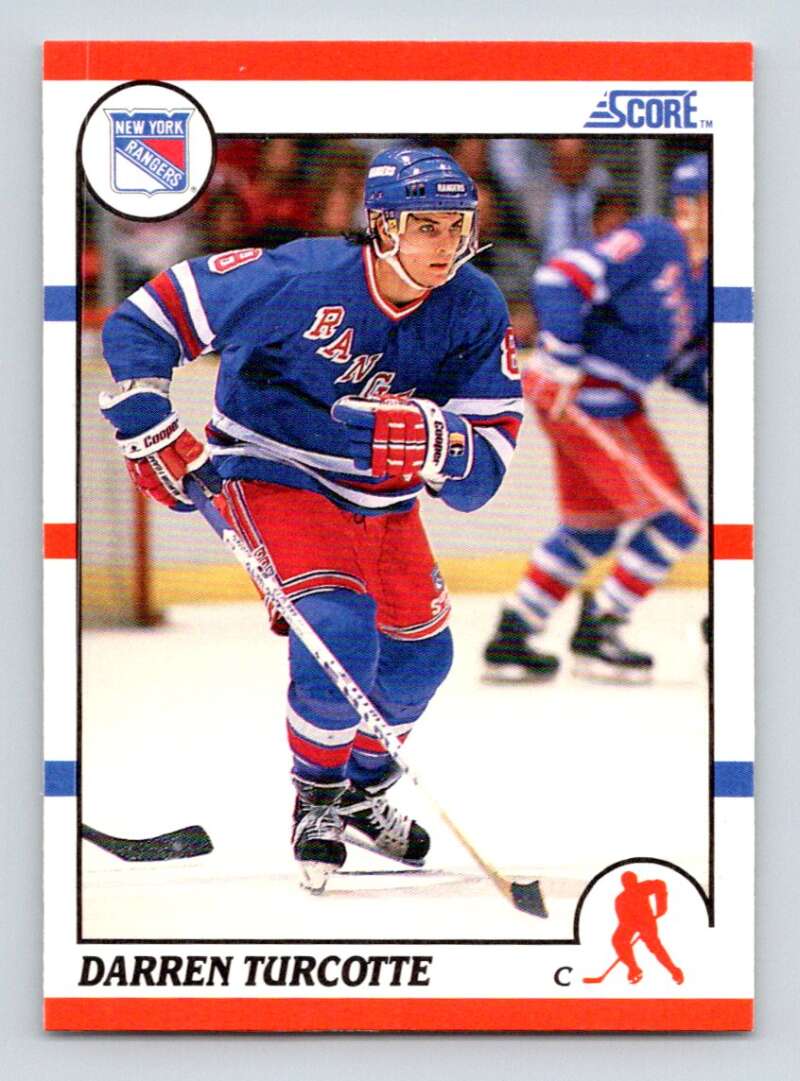 #241 Darren Turcotte - New York Rangers - 1990-91 Score American Hockey