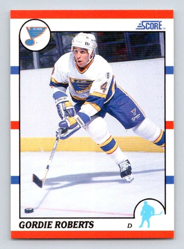 #245 Gordie Roberts - St. Louis Blues - 1990-91 Score American Hockey