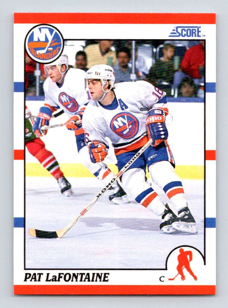 #250 Pat LaFontaine - New York Islanders - 1990-91 Score American Card
