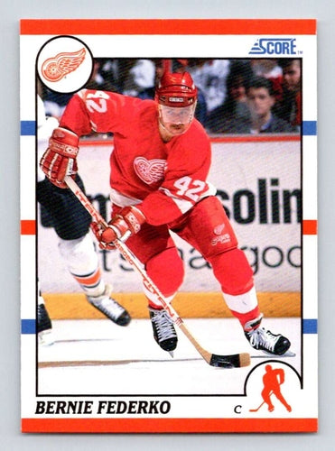 #252 Bernie Federko - Detroit Red Wings - 1990-91 Score American Hockey