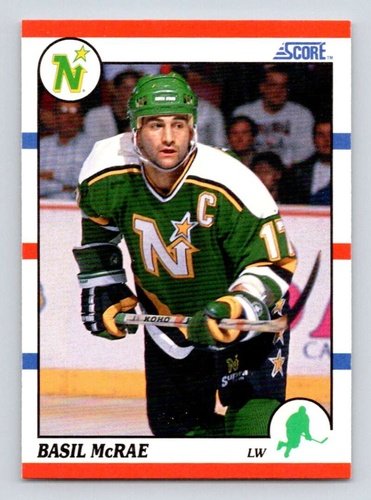 #261 Basil McRae - Minnesota North Stars - 1990-91 Score American Hockey