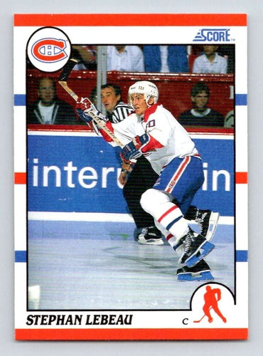 #262 Stephan Lebeau - Montreal Canadiens - 1990-91 Score American Hockey