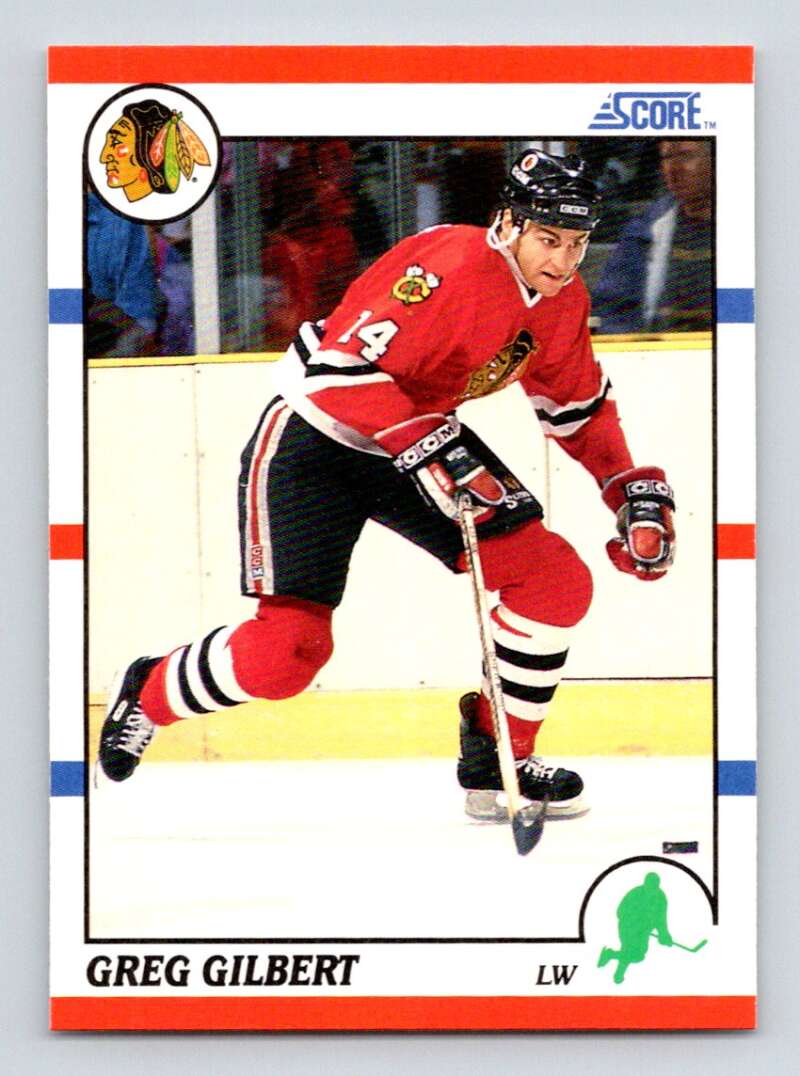 #264 Greg Gilbert - Chicago Blackhawks - 1990-91 Score American Hockey