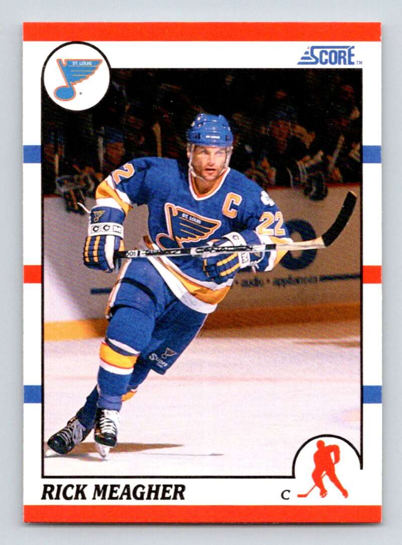 #267 Rick Meagher - St. Louis Blues - 1990-91 Score American Hockey