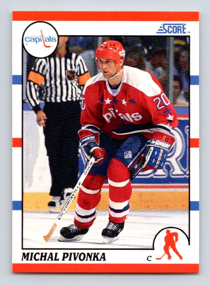 #268 Michal Pivonka - Washington Capitals RC - 1990-91 Score American Card