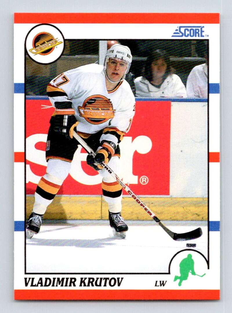 #273 Vladimir Krutov - Vancouver Canucks RC - 1990-91 Score American Card