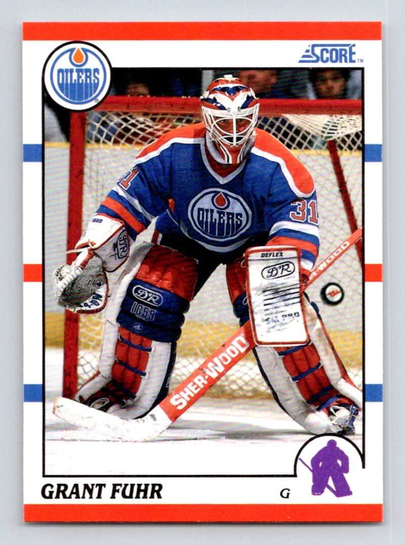 #275 Grant Fuhr - Edmonton Oilers - 1990-91 Score American Hockey