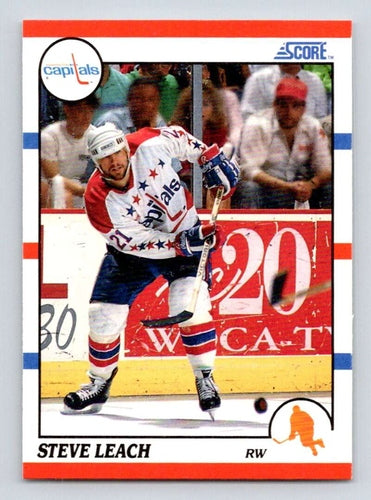 #279 Steve Leach - Washington Capitals - 1990-91 Score American Hockey