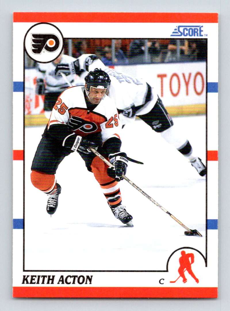 #301 Keith Acton -Philadelphia Flyers - 1990-91 Score American Hockey