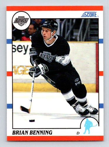 #306 Brian Benning - Los Angeles Kings - 1990-91 Score American Hockey